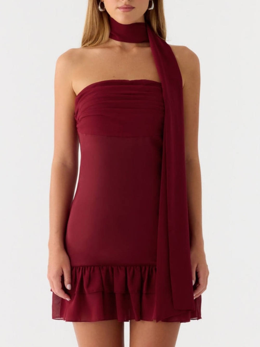 PEPPERMAYO Manon Scarf Mini Dress